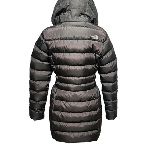 The North Face 550 Down Fill Hooded Front Zip Parka Winter Snow Cold Jacket Coat - Picture 3 of 11